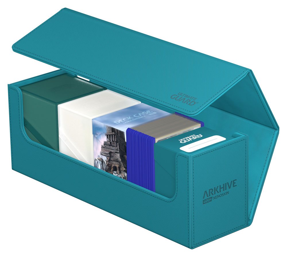 Ultimate Guard Arkhive 400+ Xenoskin Portacarte Magnetico - Petrol