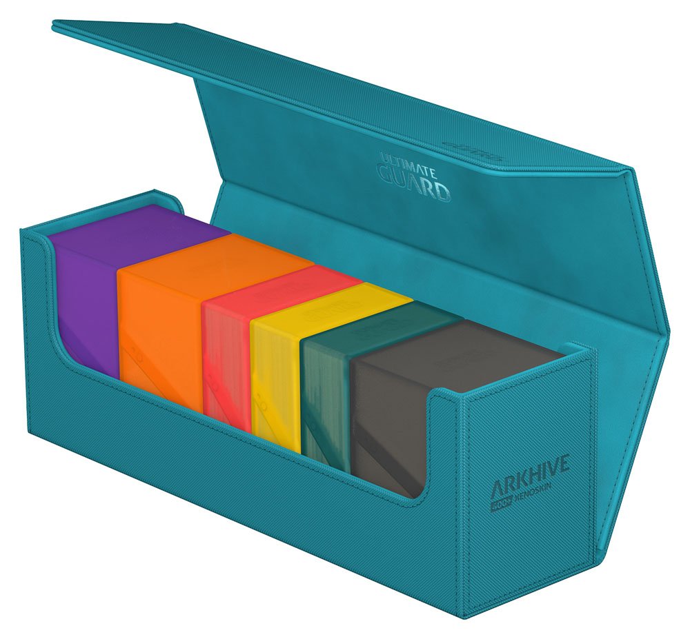 Ultimate Guard Arkhive 400+ Xenoskin Portacarte Magnetico - Petrol