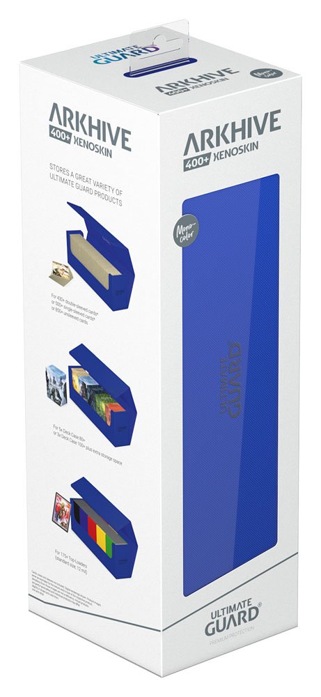 Ultimate Guard Arkhive 400+ Xenoskin - Portacarte Blu