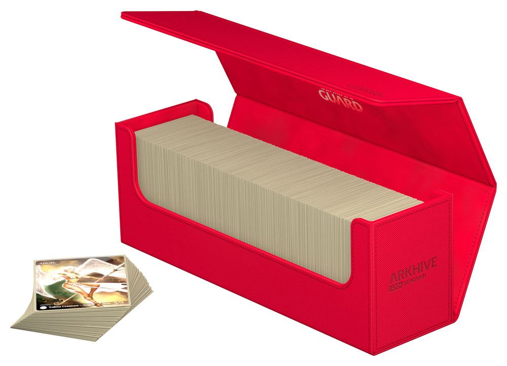 Ultimate Guard Arkhive 400+ Xenoskin - Custodia per carte rossa