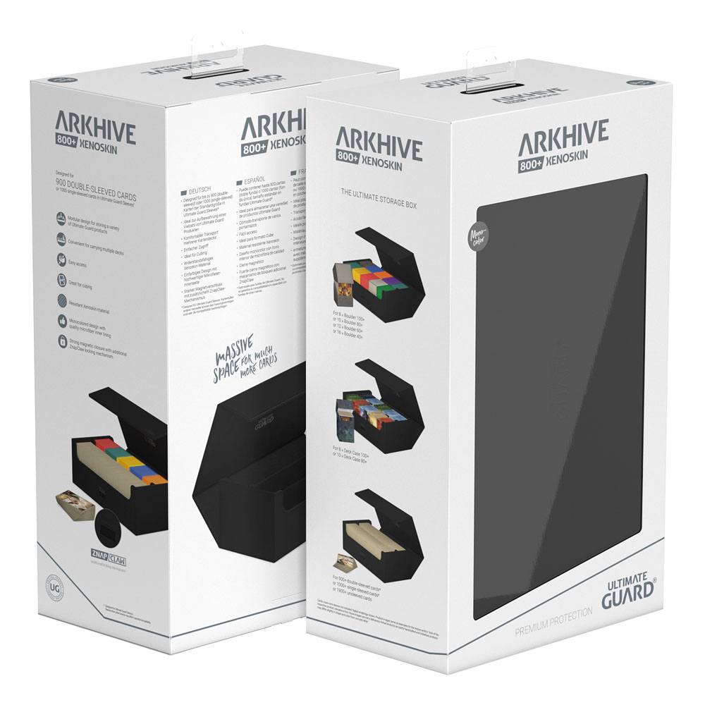 Ultimate Guard Arkhive 800+ Xenoskin - Custodia per carte nera