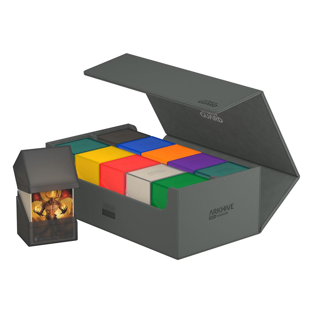 Ultimate Guard Arkhive 800+ Xenoskin - Custodia per carte grigia