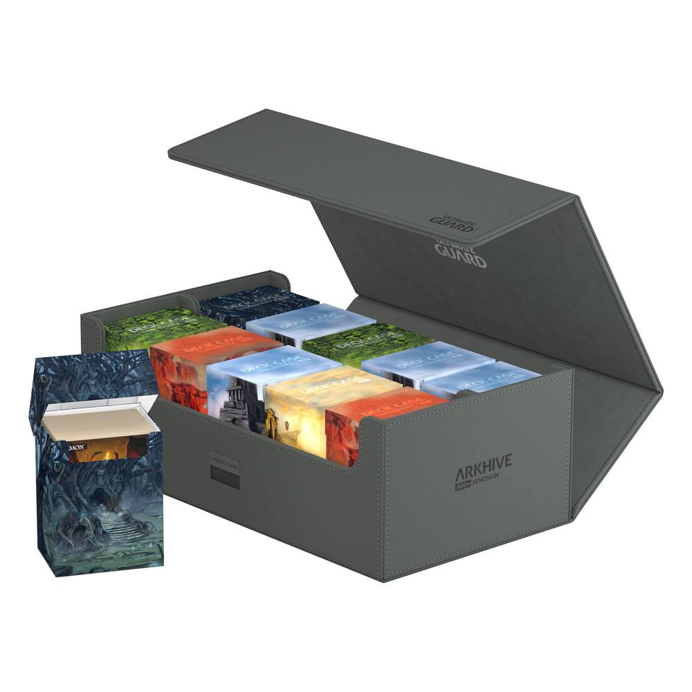 Ultimate Guard Arkhive 800+ Xenoskin - Custodia per carte grigia