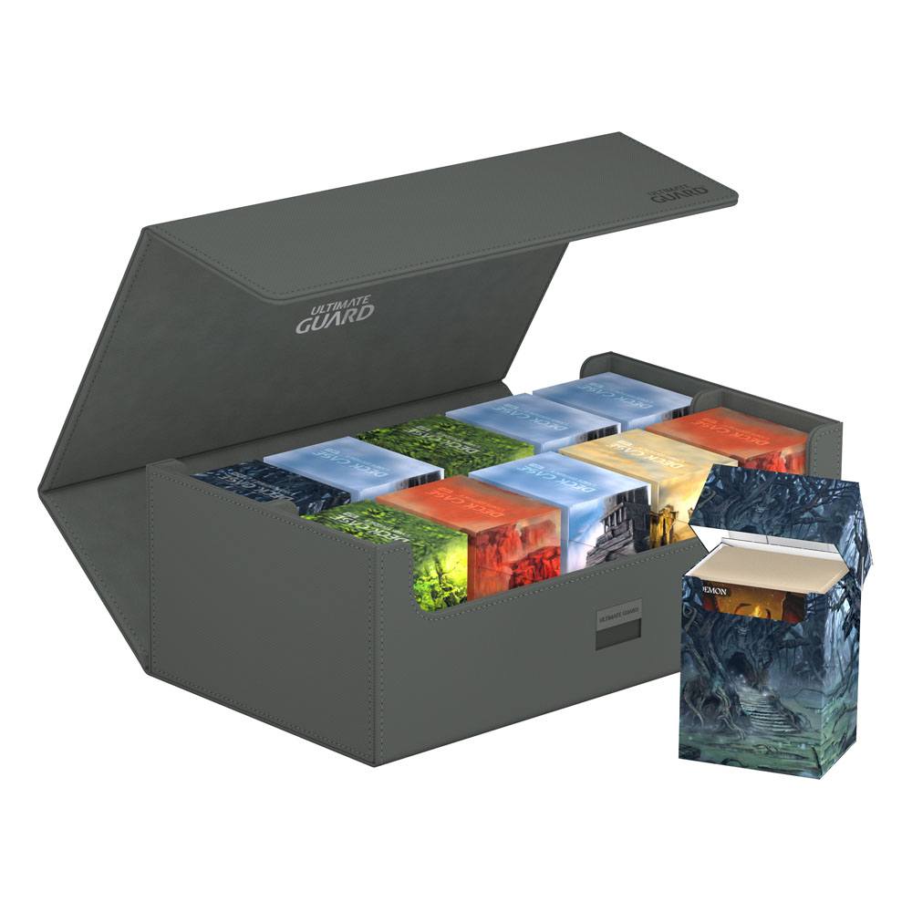 Ultimate Guard Arkhive 800+ Xenoskin - Custodia per carte grigia