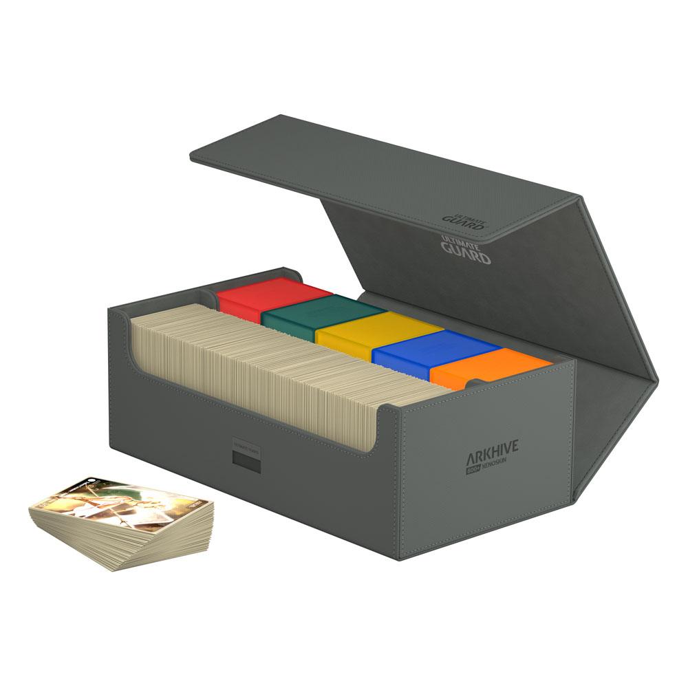 Ultimate Guard Arkhive 800+ Xenoskin - Custodia per carte grigia