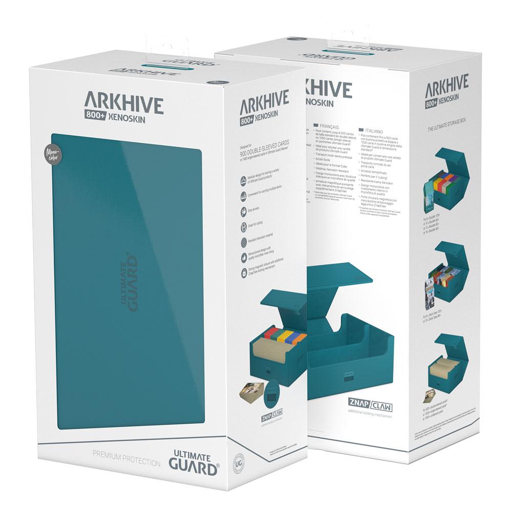 Ultimate Guard Arkhive 800+ Xenoskin - Portacarte Petrol