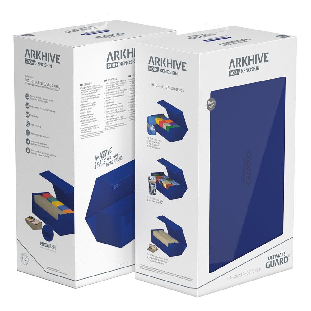 Ultimate Guard Arkhive 800+ Xenoskin - Custodia per Carte Blu