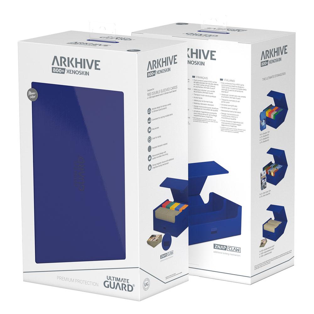 Ultimate Guard Arkhive 800+ Xenoskin - Custodia per Carte Blu