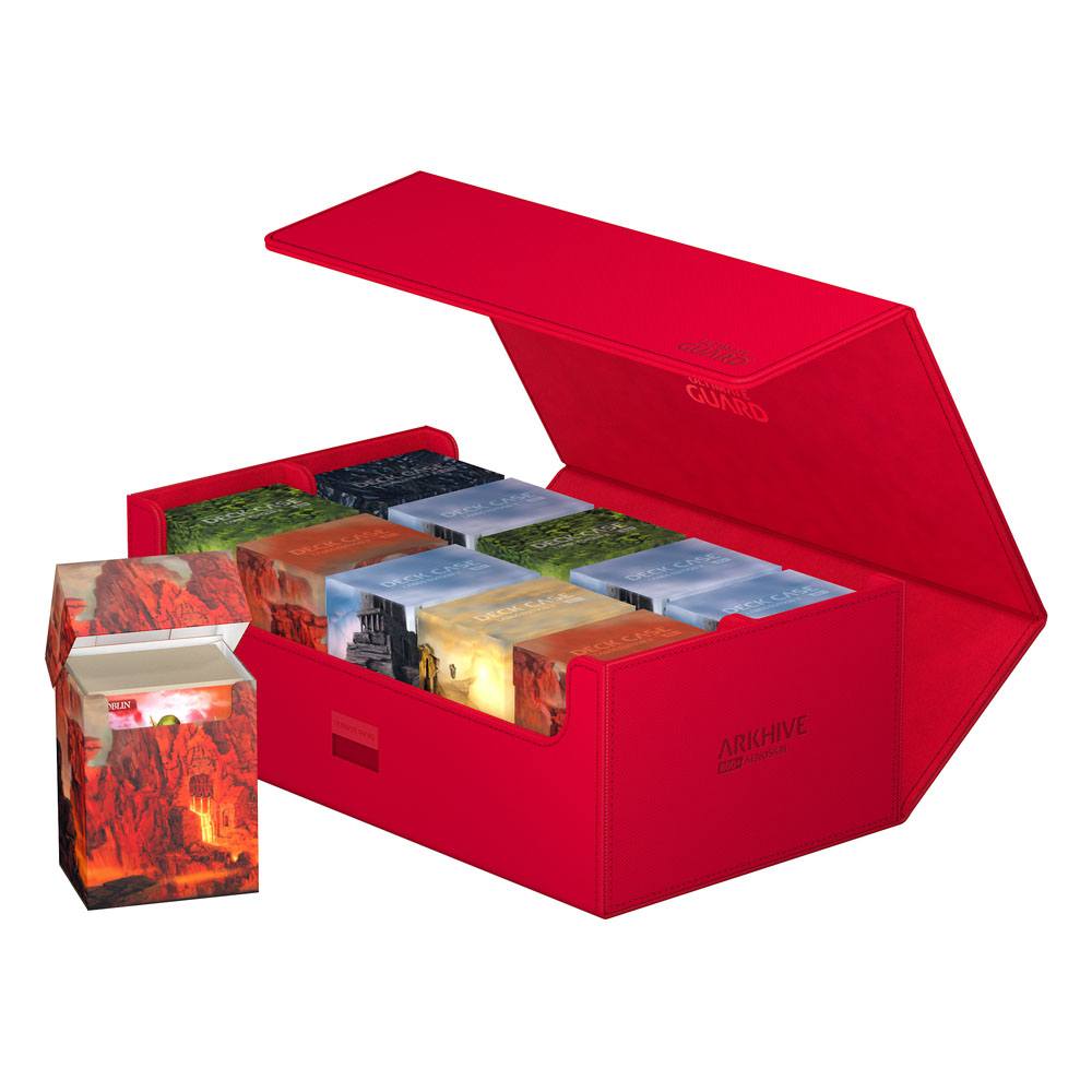 Ultimate Guard Arkhive 800+ Xenoskin - Custodia per carte rossa