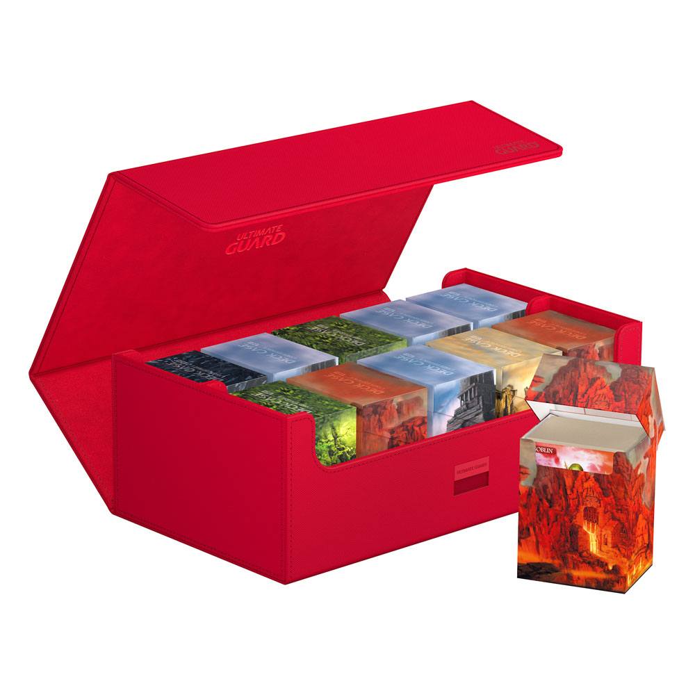 Ultimate Guard Arkhive 800+ Xenoskin - Custodia per carte rossa