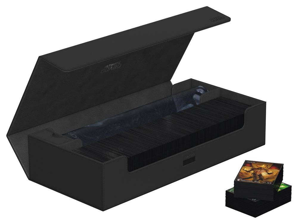 Ultimate Guard Superhive 550+ Xenoskin - Custodia portacarte nera