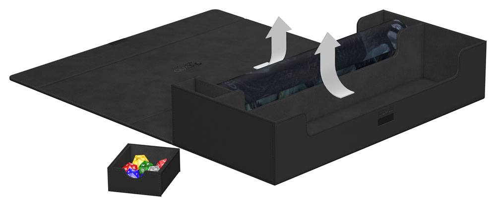Ultimate Guard Superhive 550+ Xenoskin - Custodia portacarte nera