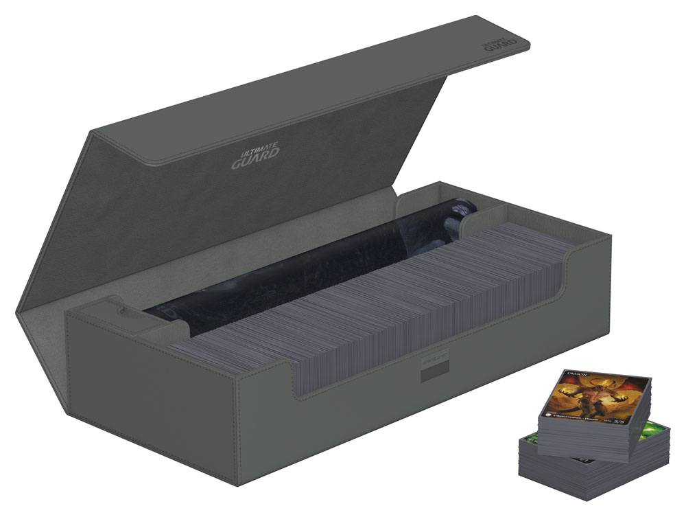 Ultimate Guard Superhive 550+ Xenoskin - Custodia portacarte grigia