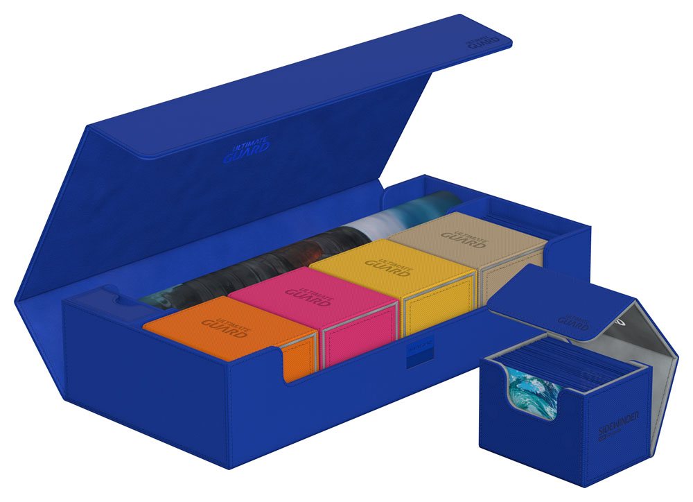 Ultimate Guard Superhive 550+ Xenoskin - Custodia porta carte blu