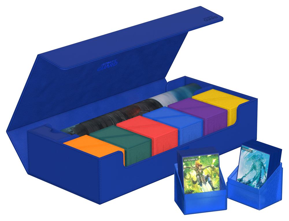 Ultimate Guard Superhive 550+ Xenoskin - Custodia porta carte blu