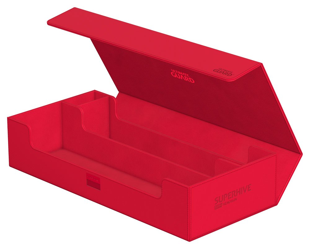 Ultimate Guard Superhive 550+ Xenoskin - Custodia portacarte rossa