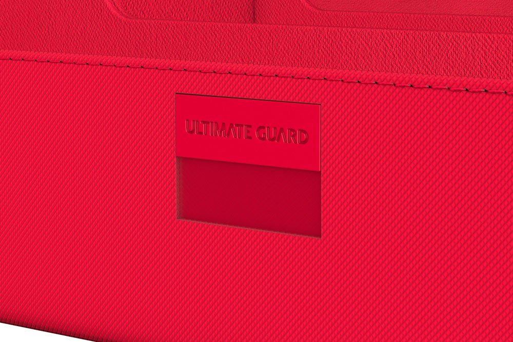 Ultimate Guard Superhive 550+ Xenoskin - Custodia portacarte rossa