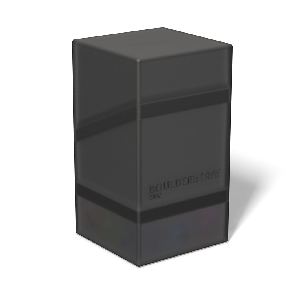 Ultimate Guard Boulder'n'Tray 100+ - Onyx: Deck Box con Vassoio Porta Accessori