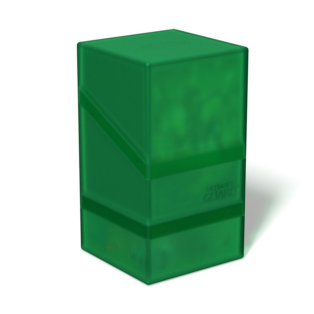 Ultimate Guard Boulder'n'Tray 100+ - Emerald - Portacarte con vassoio staccabile