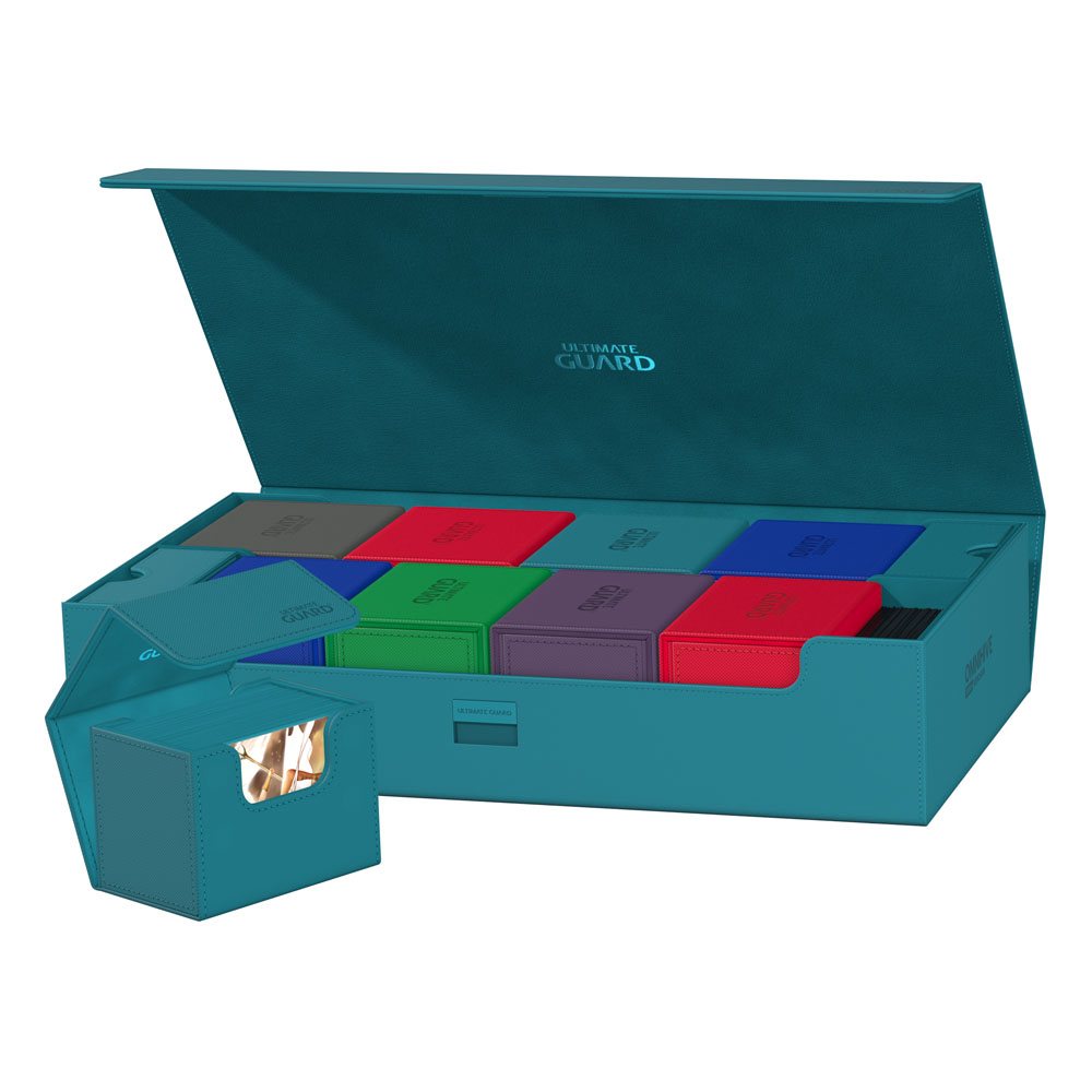 Ultimate Guard Omnihive 1000+ Xenoskin - Portacarte per TCG, colore Petrol