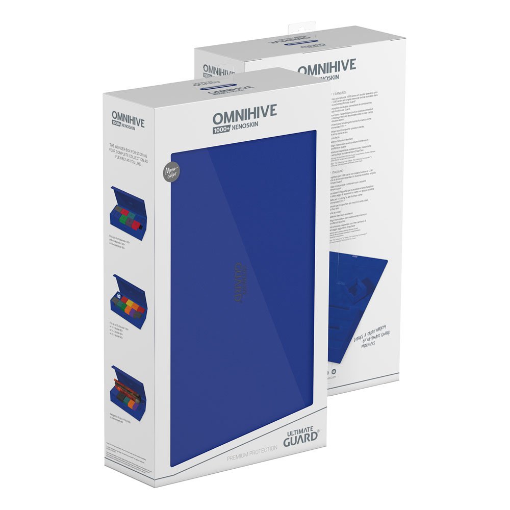 Ultimate Guard Omnihive 1000+ Xenoskin - Custodia Blu per Carte TCG