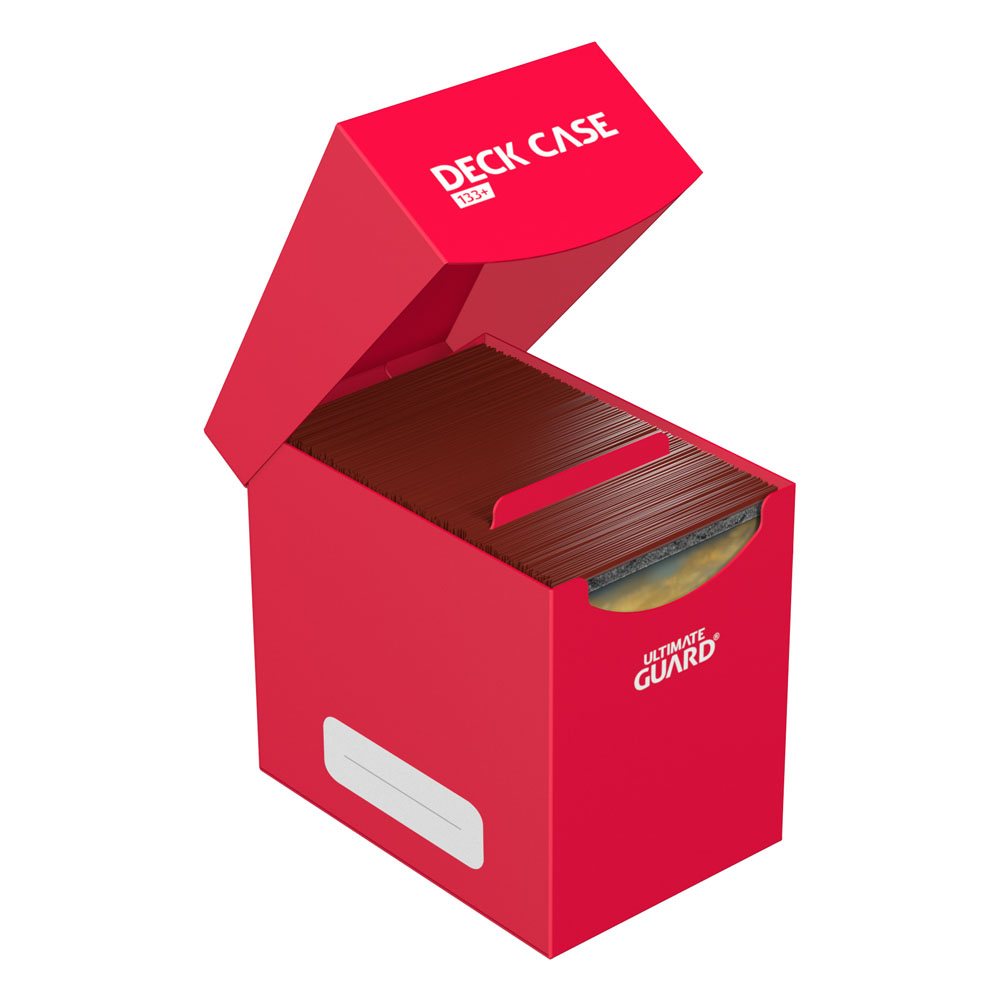 Ultimate Guard Deck Case 133+ - Deck box rossa per 133 carte doppie