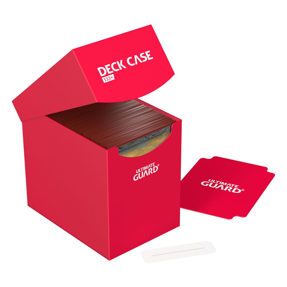 Ultimate Guard Deck Case 133+ - Deck box rossa per 133 carte doppie