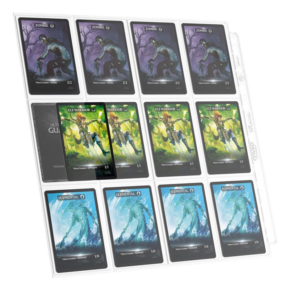 Ultimate Guard Pagine QuadRow 24 Tasche Caricamento Laterale (10) - Trasparenti