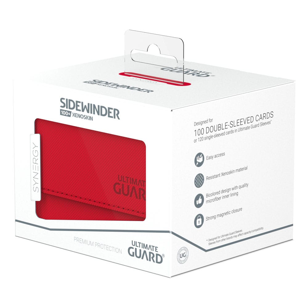Ultimate Guard Sidewinder 100+ Xenoskin Synergy Portacarte Rosso/Bianco