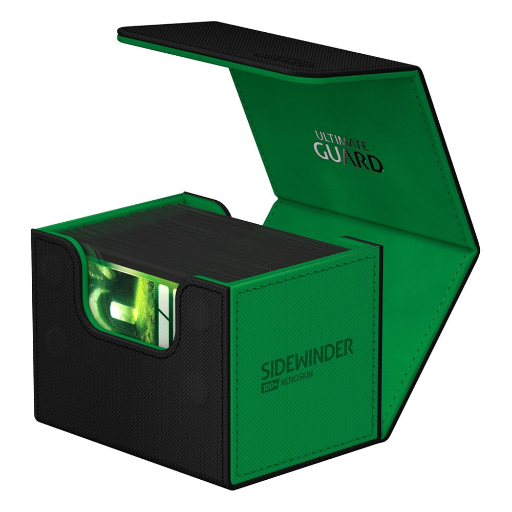 Ultimate Guard Sidewinder 100+ Xenoskin Synergy - Deckbox Nero/Verde