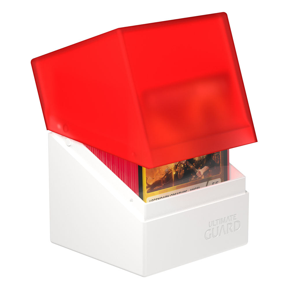 Ultimate Guard Boulder 100+ Synergy Deck Box - Rosso/Bianco