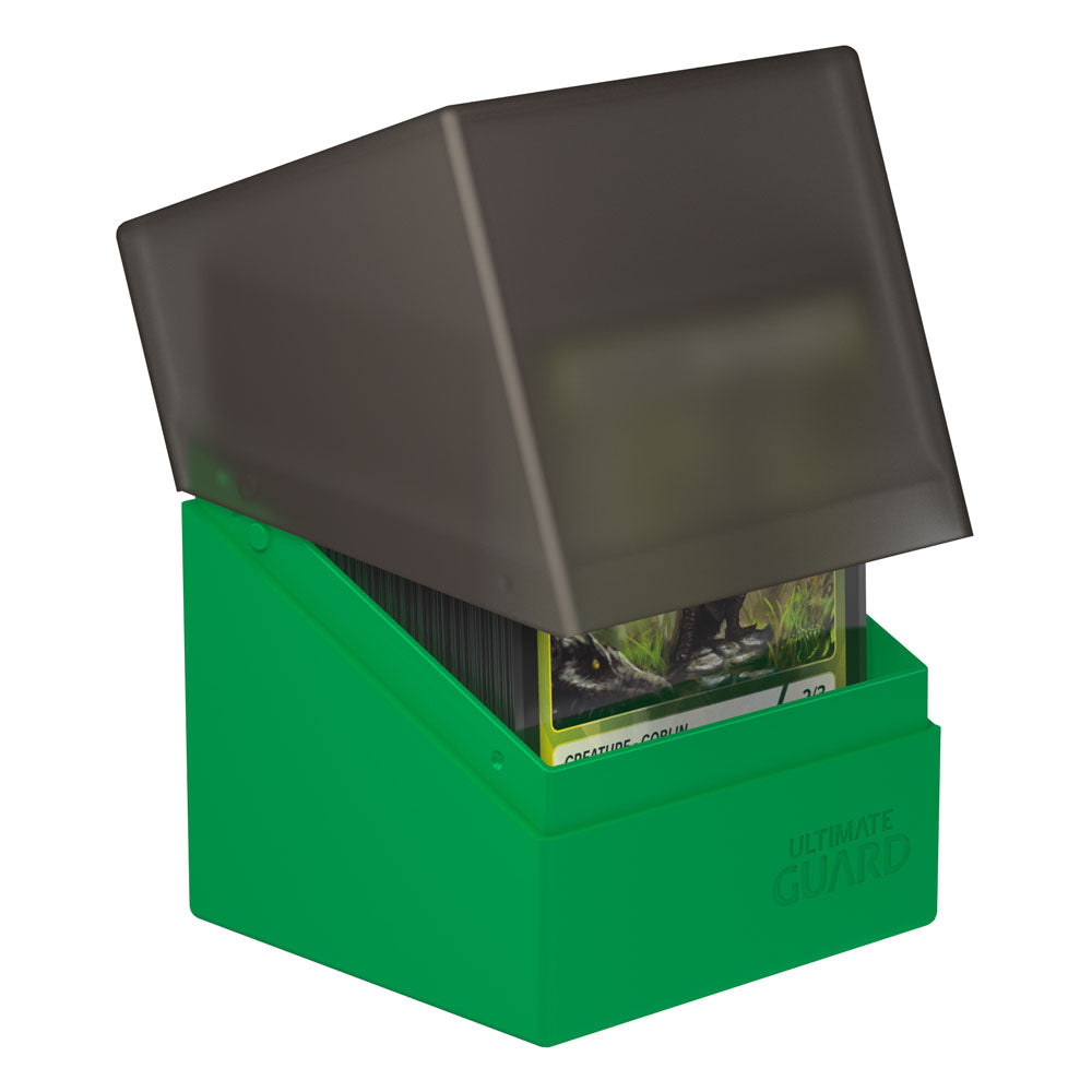 Ultimate Guard Boulder 100+ Synergy Portacarte - Nero/Verde