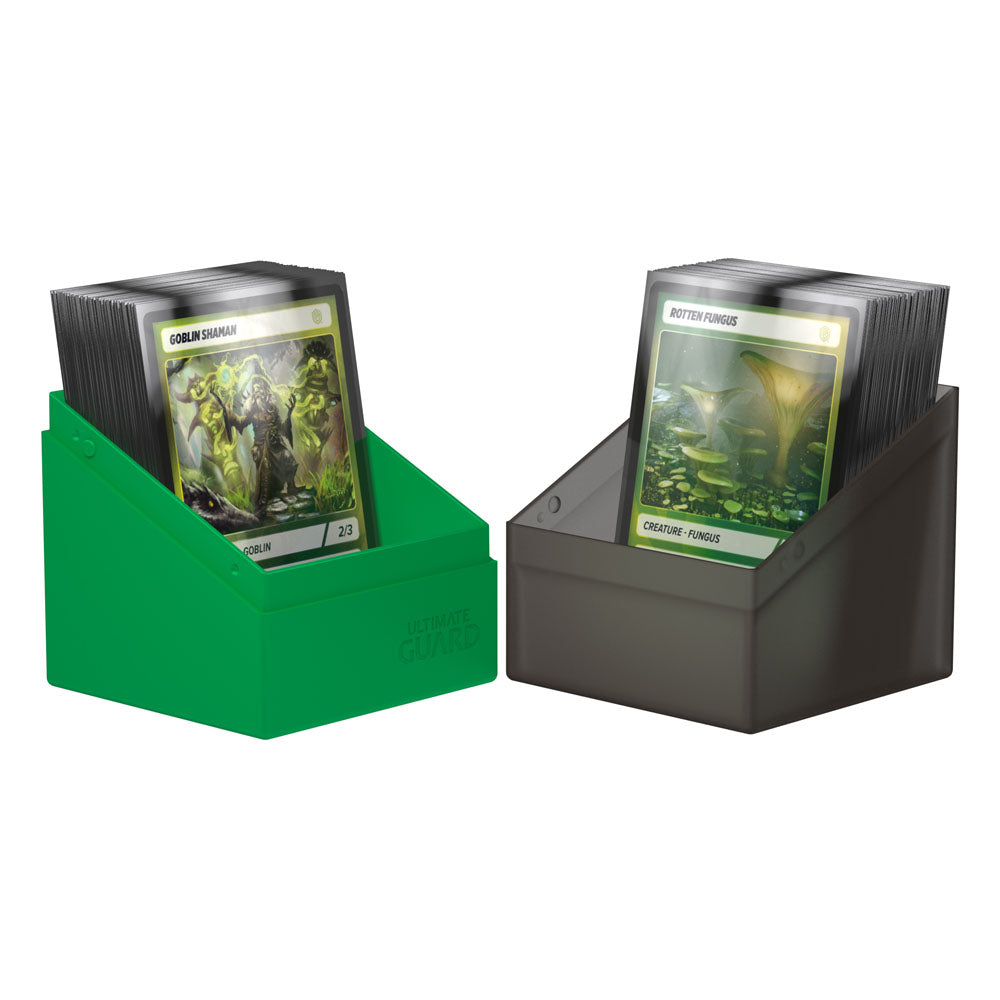Ultimate Guard Boulder 100+ Synergy Portacarte - Nero/Verde