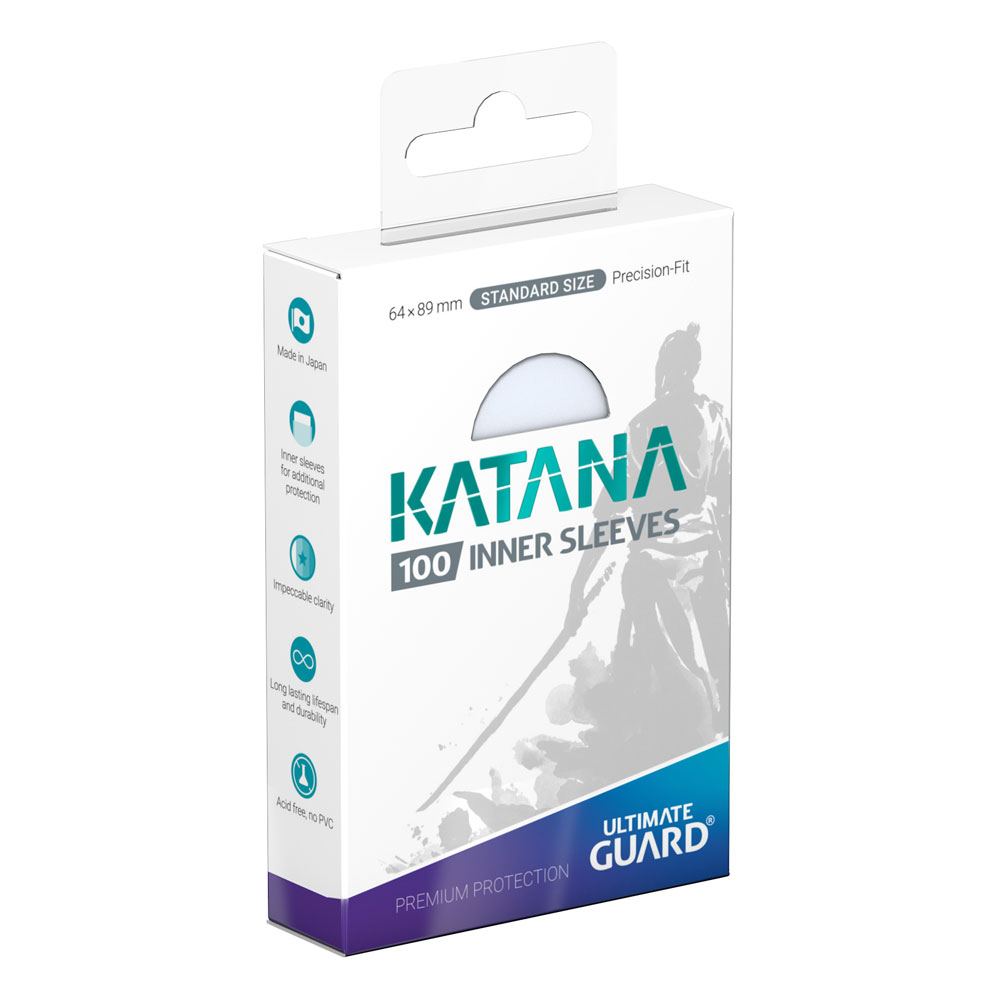 Ultimate Guard Katana Inner Sleeves Standard Size (100) – Protezione Interna per Carte