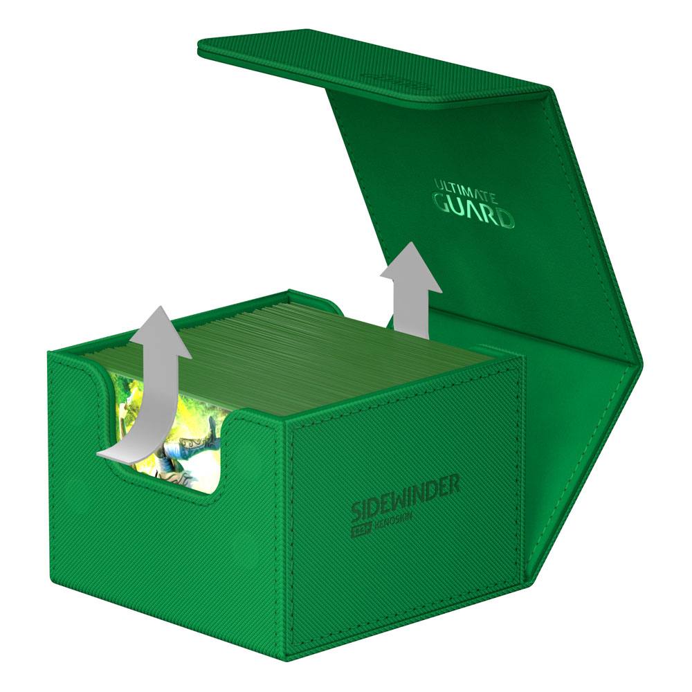 Ultimate Guard Sidewinder 133+ Xenoskin Portacarte Verde