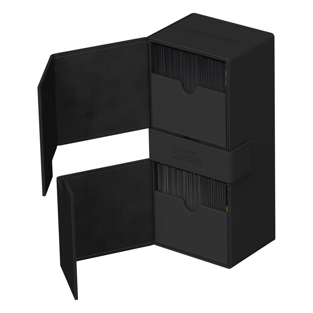 Ultimate Guard Twin Flip'n'Tray 266+ Xenoskin Deck Box - Nero