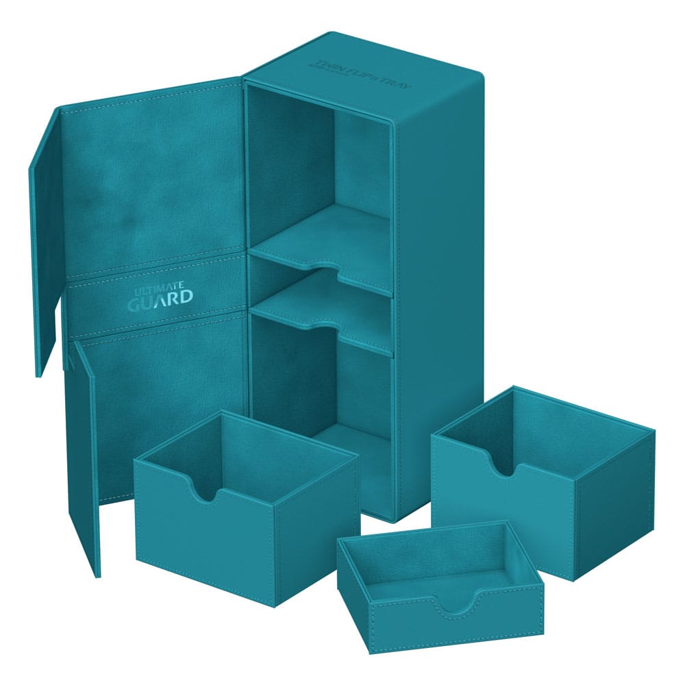 Ultimate Guard Twin Flip'n'Tray 266+ Xenoskin Deck Box - Petrol