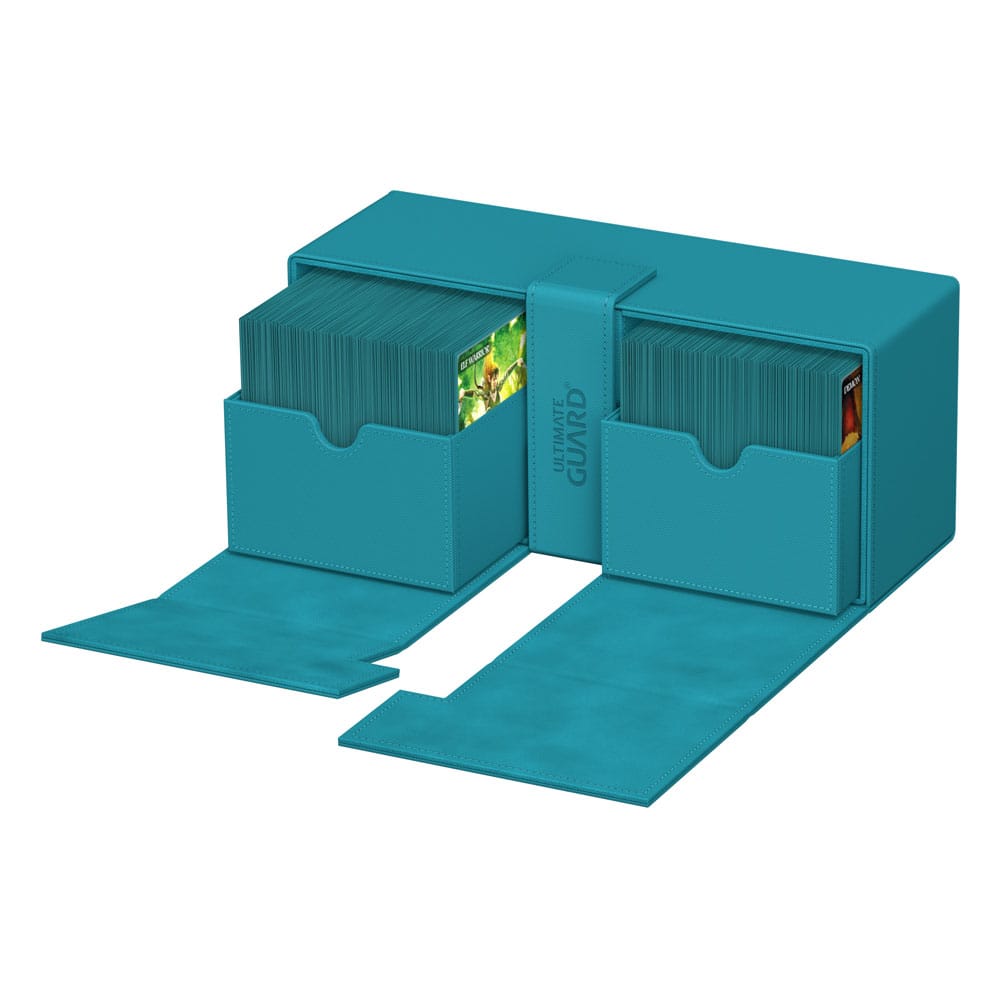 Ultimate Guard Twin Flip'n'Tray 266+ Xenoskin Deck Box - Petrol