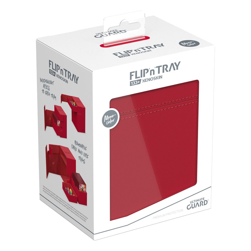 Ultimate Guard Flip'n'Tray 133+ Xenoskin Deck Box - Rosso