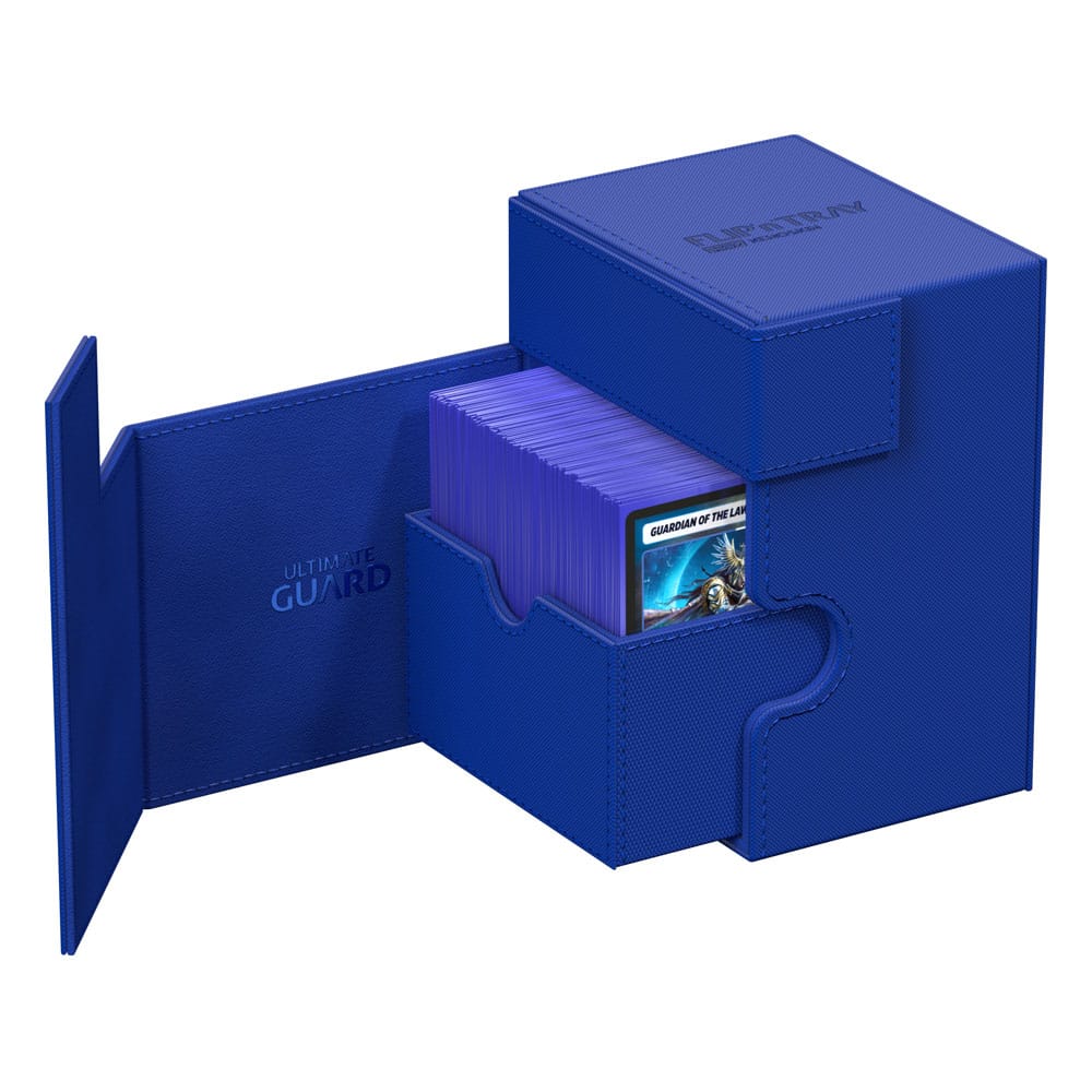 Ultimate Guard Flip'n'Tray 133+ Xenoskin Deck Box Blu - Portacarte per TCG