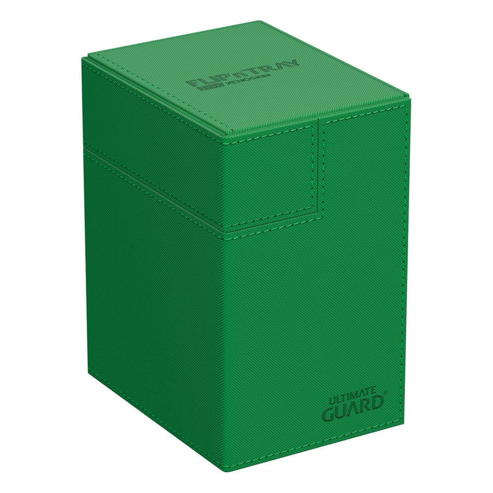 Ultimate Guard Flip'n'Tray 133+ Xenoskin Deck Box Verde - Portacarte per TCG