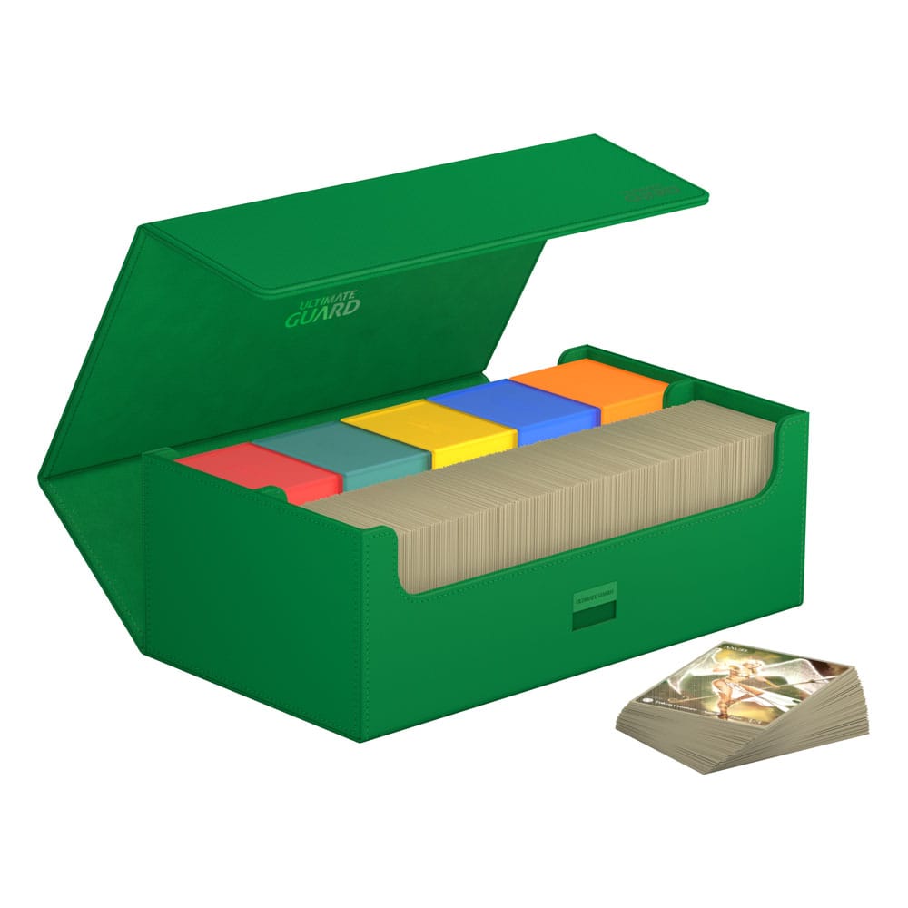 Ultimate Guard Arkhive 800+ Xenoskin - Custodia Verde per Carte