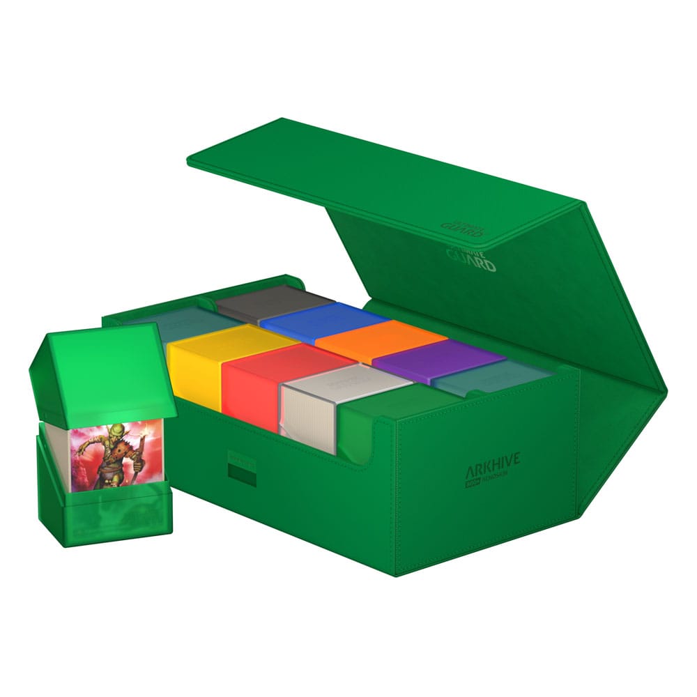 Ultimate Guard Arkhive 800+ Xenoskin - Custodia Verde per Carte