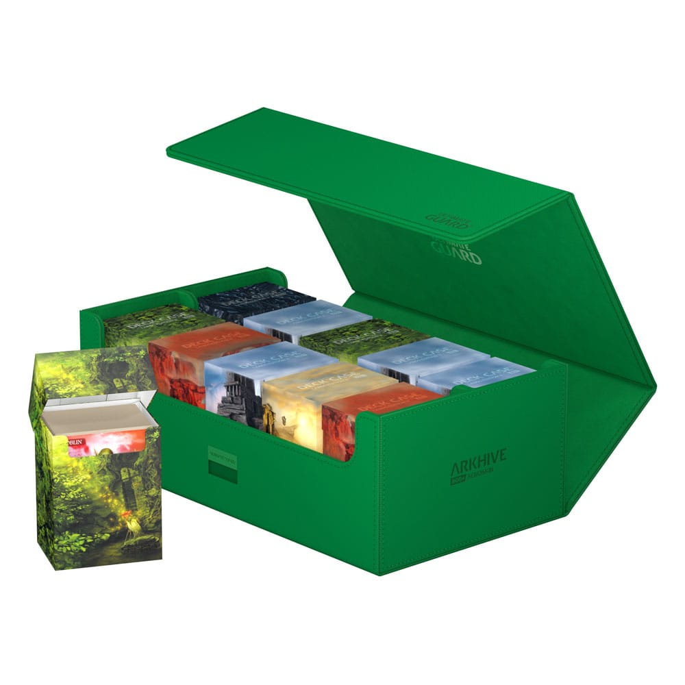Ultimate Guard Arkhive 800+ Xenoskin - Custodia Verde per Carte