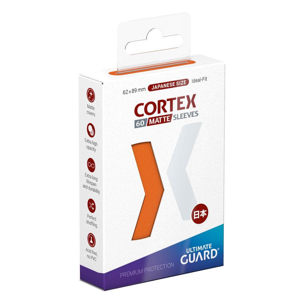 Ultimate Guard Cortex Sleeves Matte, bustine formato giapponese (60) - Arancione