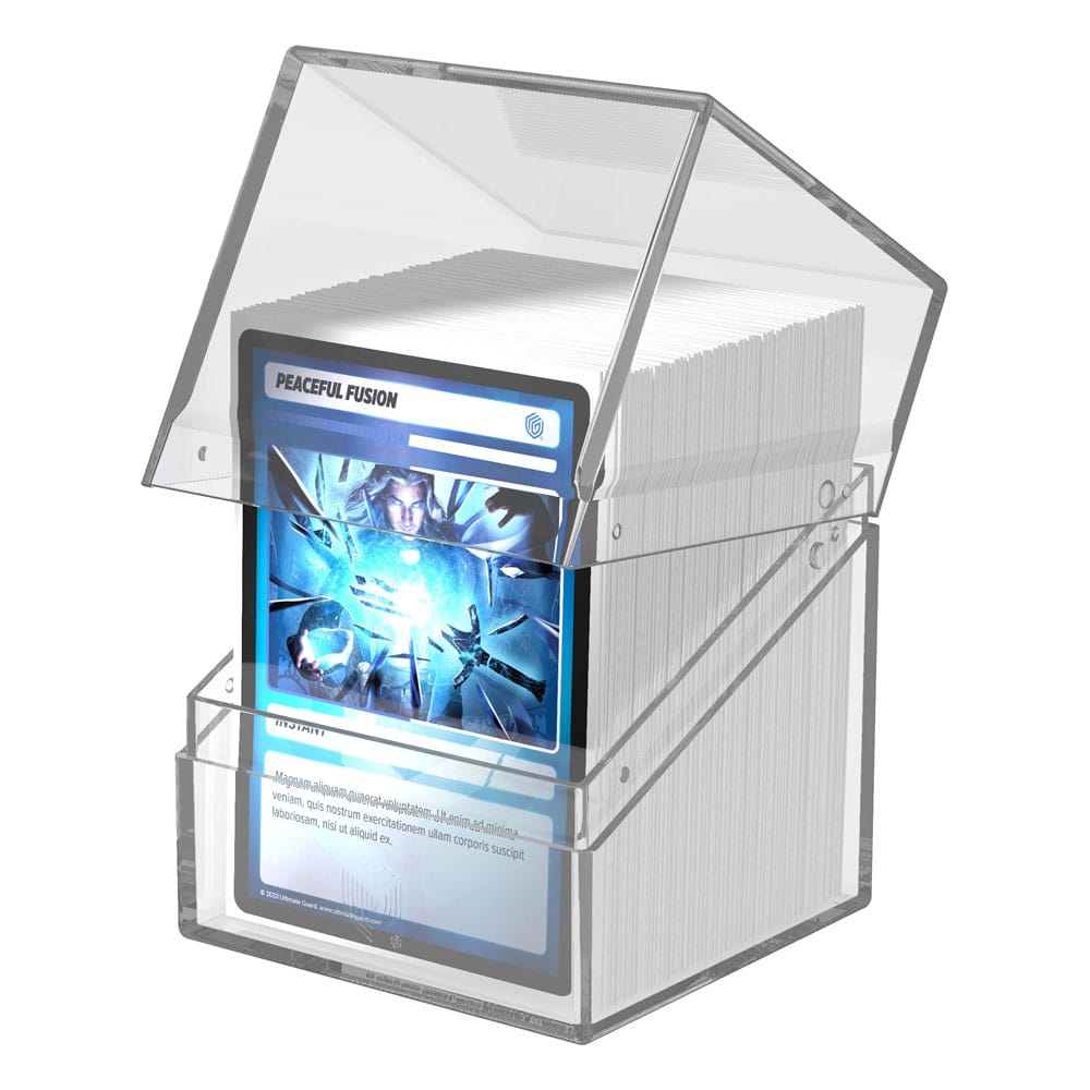 Ultimate Guard Boulder 100+ Clear - Deck Box Trasparente per 100 Carte Double-Sleeved