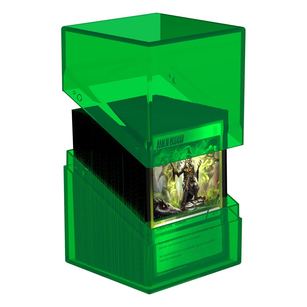 Ultimate Guard Boulder 100+ Clear - Custodia per carte trasparente, 100 carte doppie