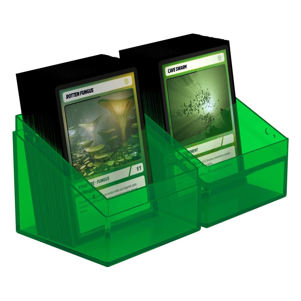 Ultimate Guard Boulder 100+ Clear - Custodia per carte trasparente, 100 carte doppie