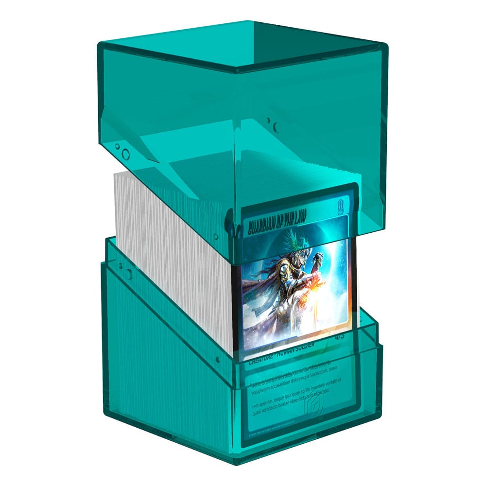 Ultimate Guard Boulder 100+ Clear - Malachite: Deck Box Trasparente per 100 Carte Doppie