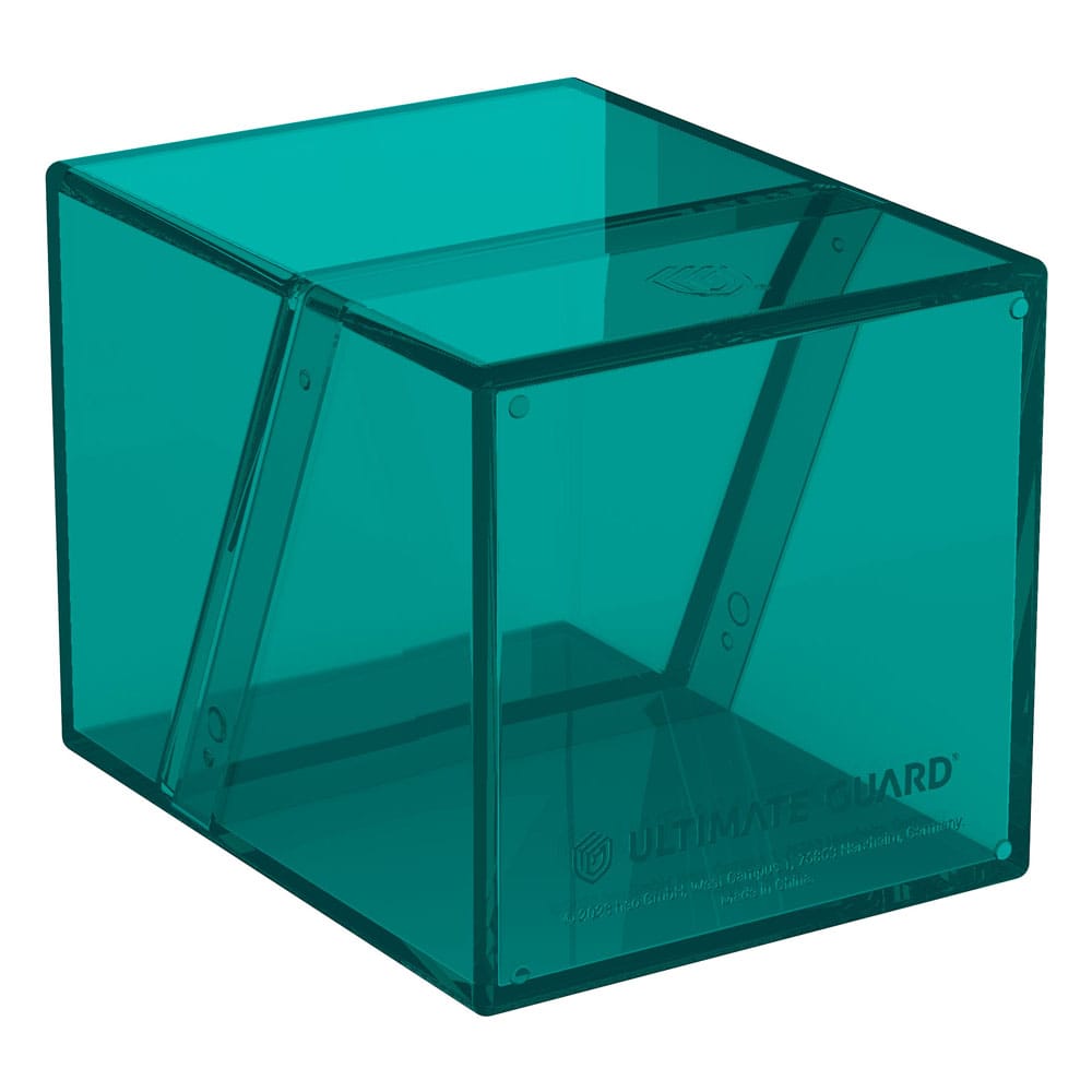 Ultimate Guard Boulder 100+ Clear - Malachite: Deck Box Trasparente per 100 Carte Doppie